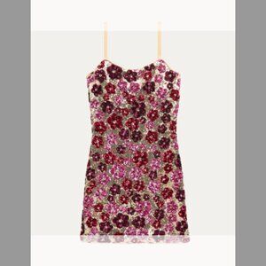 KatieJ NYC Girl's Tween Floral Sequin Dress, (SIZE XL)